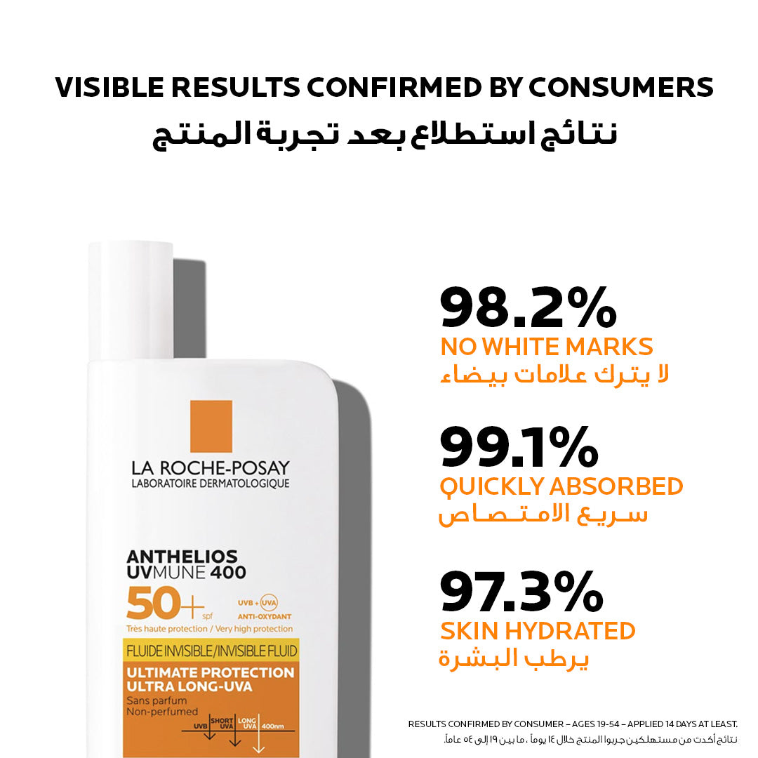 La Roche-Posay Anthelios UVMune 400 Invisible Fluid Sunscreen SPF50+ 50ml — image 3