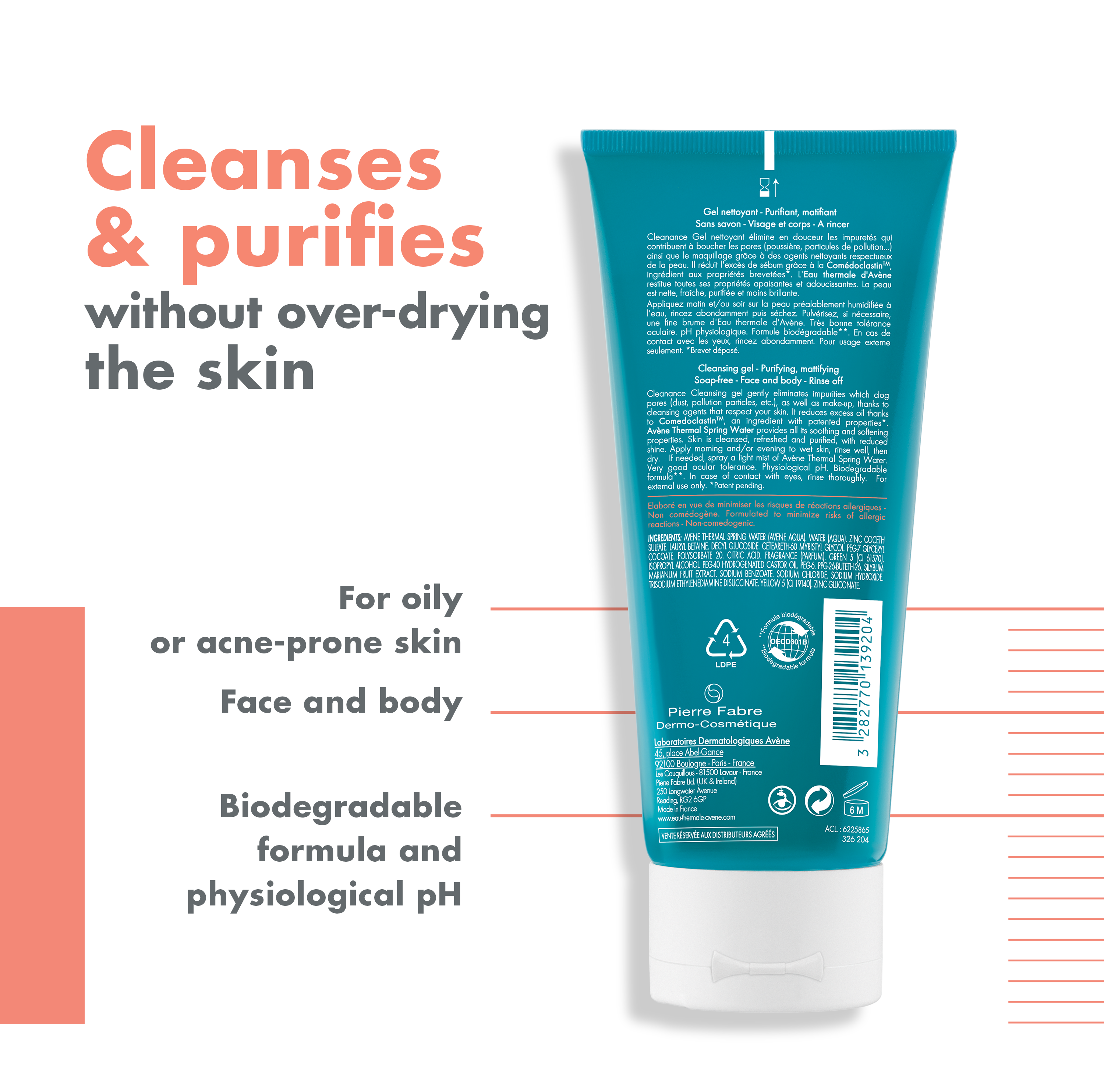 Avène Cleanance Cleansing Gel for Oily Skin 200ML — image 4