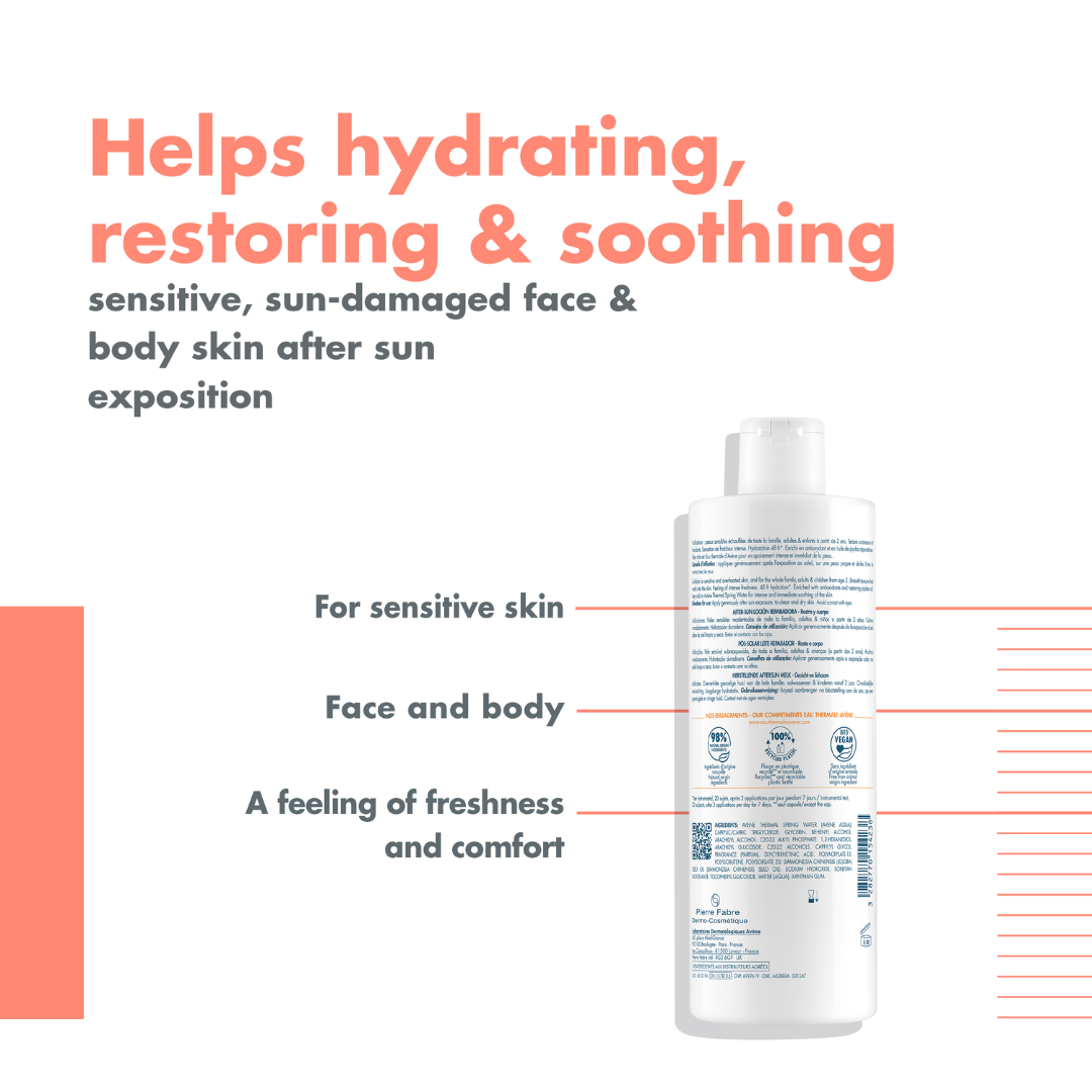 Avène Very High Protection Tinted Creme SPF 50+ Avène After Sun Repair Lotion travel size 50ml | Light Weight & Invisible Oily Skin Sunscreen and After Sun Lotion — image 3