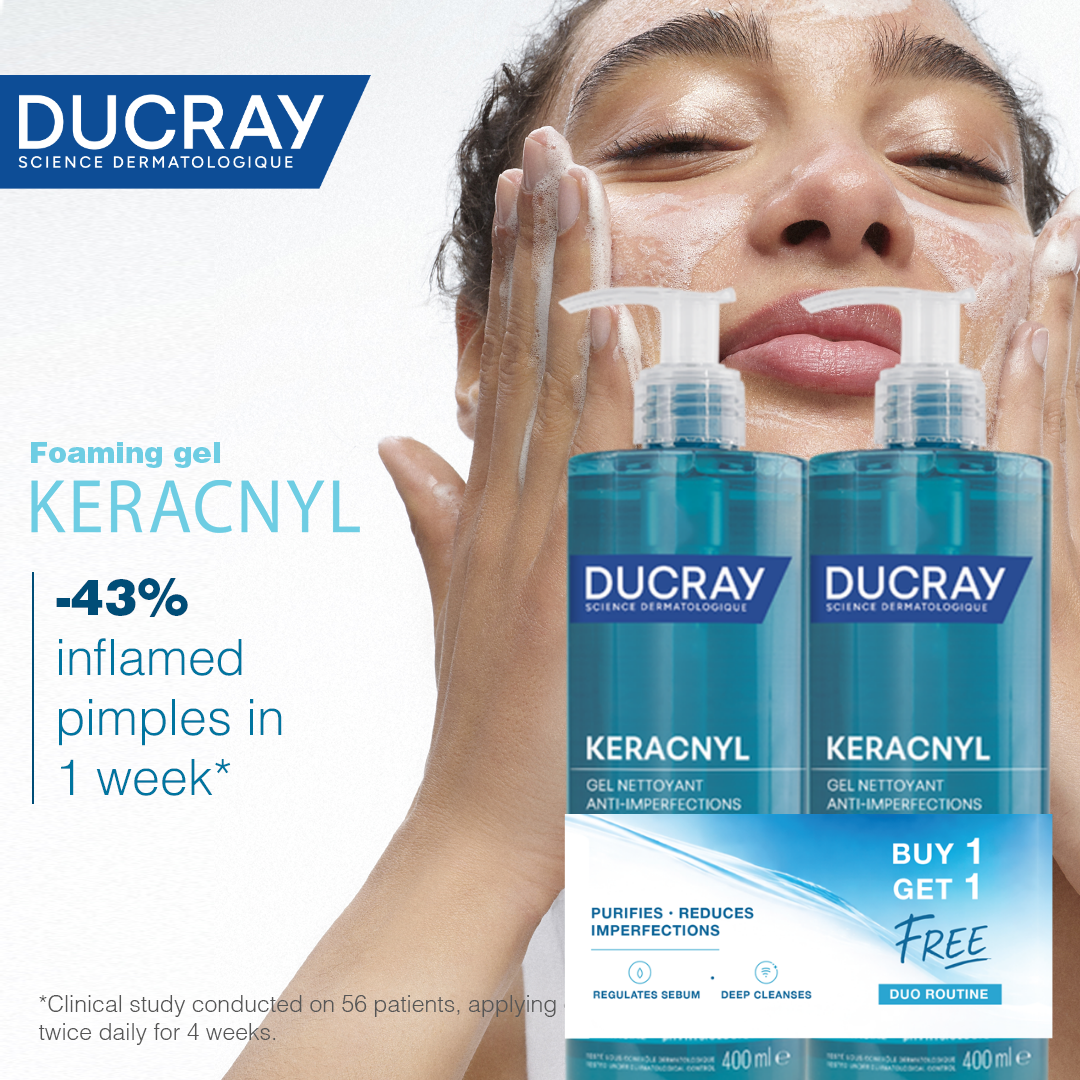 Ducray Keracnyl Cleansing Gel 400ml +1 free — image 4