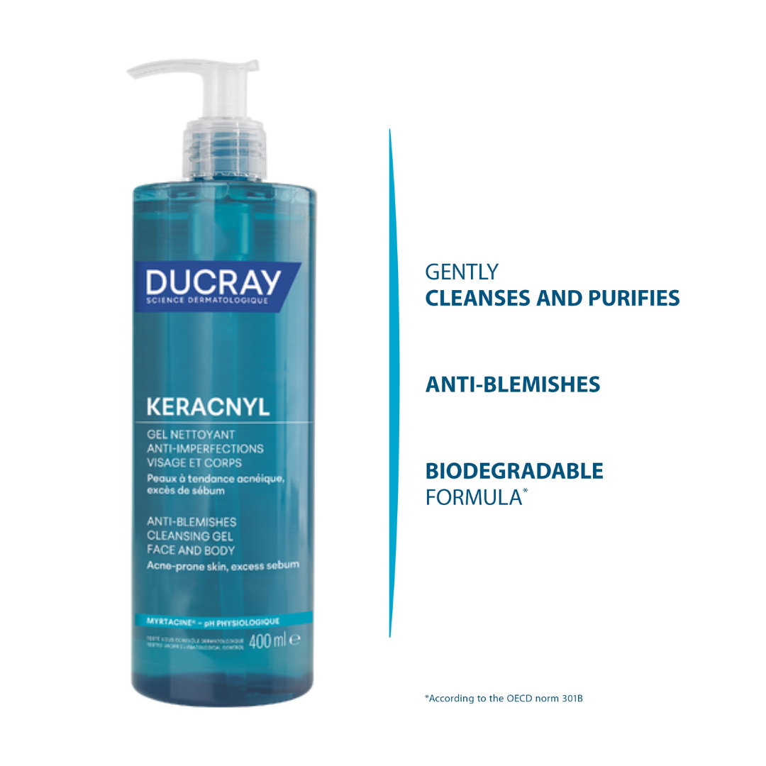 Ducray Keracnyl Cleansing Gel 400ml +1 free — image 5