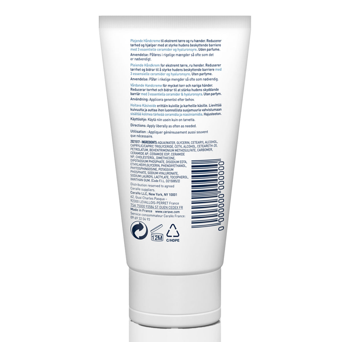 CeraVe Reparative Hand Cream for Dry and Rough Hands 50ml — image 2