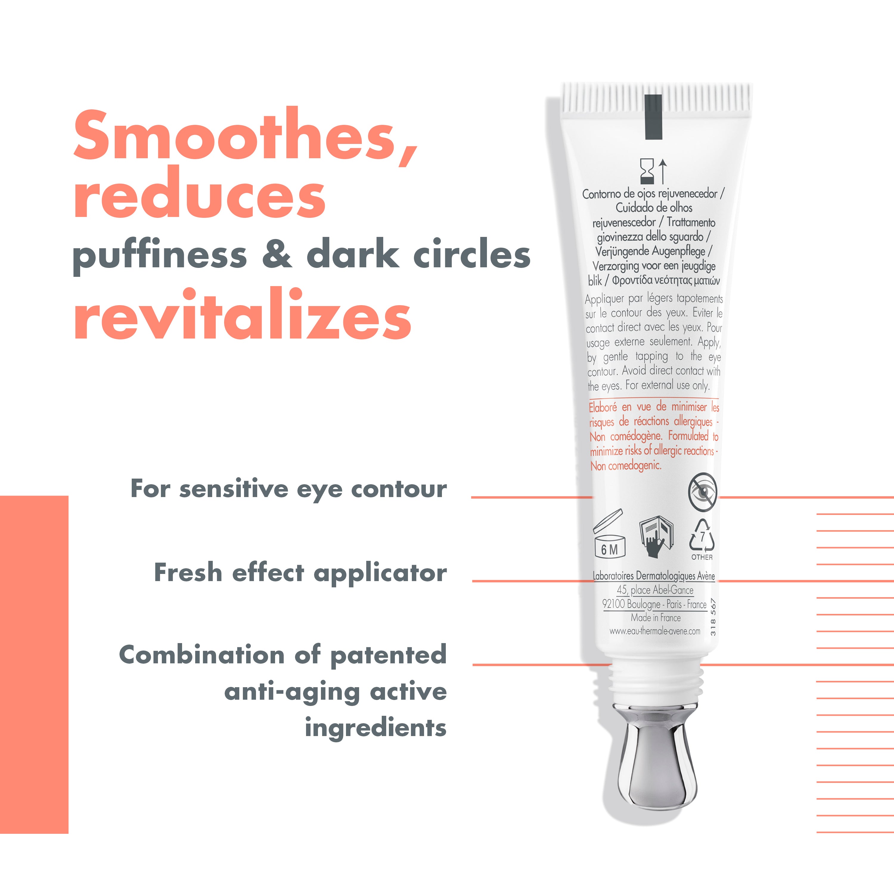 Avène Dermabsolu Eye Contour Cream 15ml+Free Dermabsolu Nuit 10ML — image 3