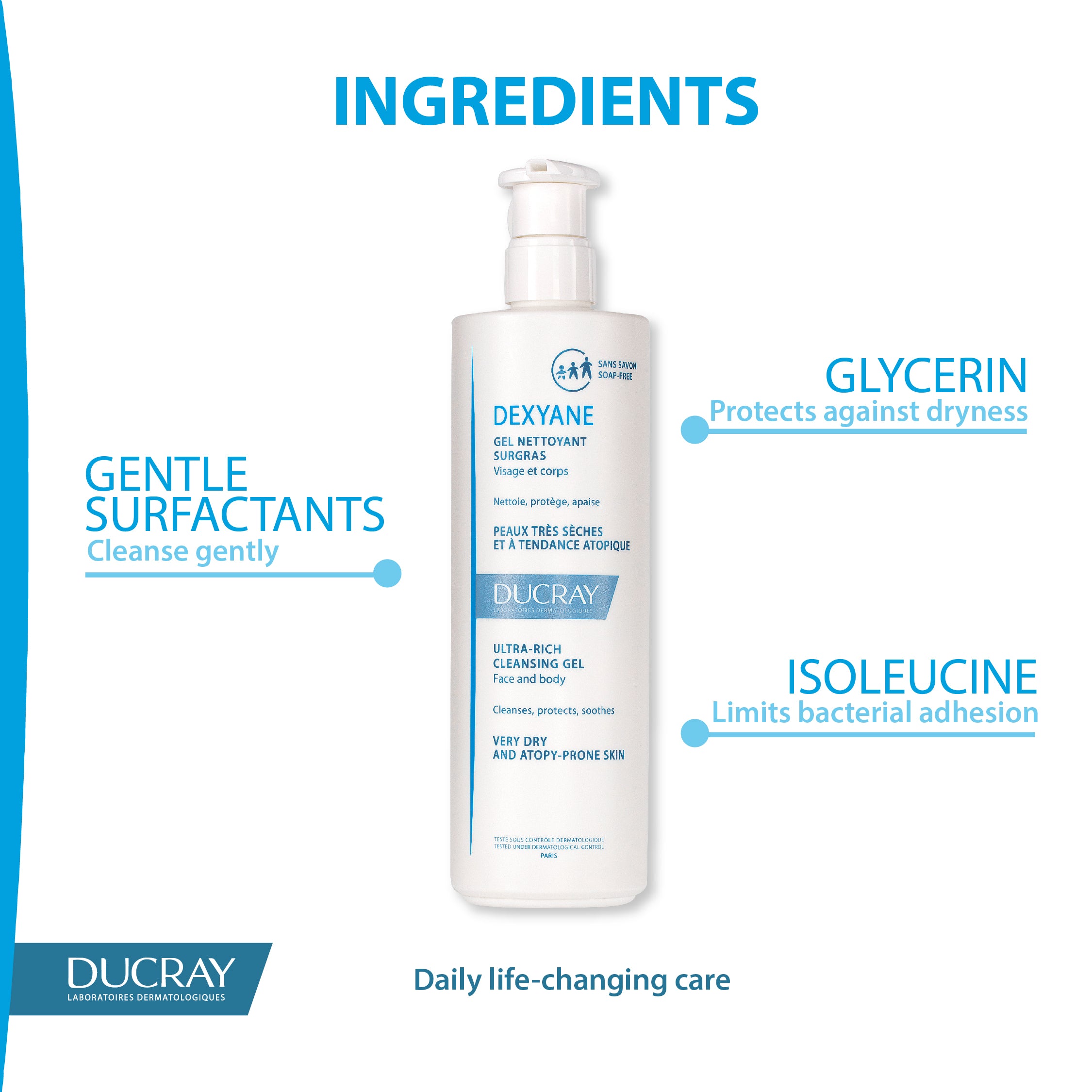 Dexyane Ultra-Rich Cleansing Gel 400ML — image 2