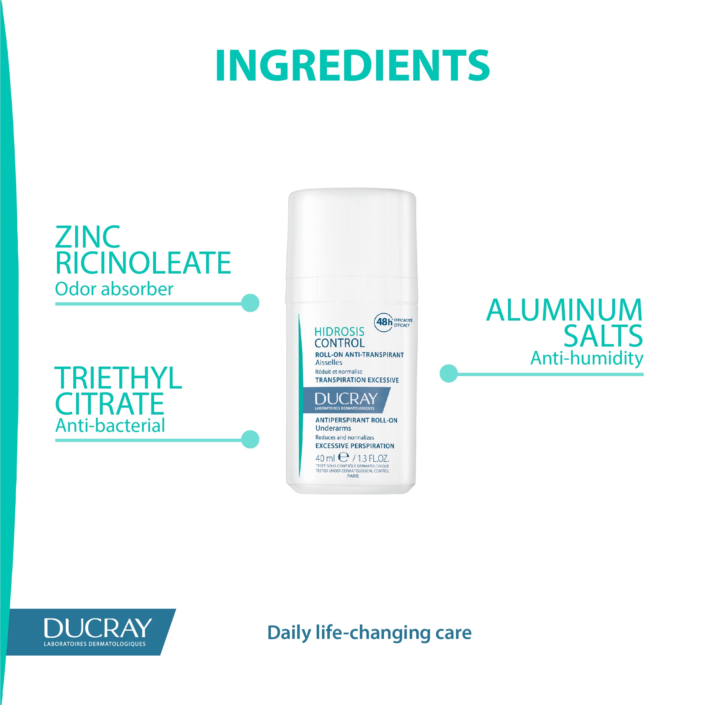 Hidrosis Control Antiperspirant Roll-On – Underarms 40ML — image 2