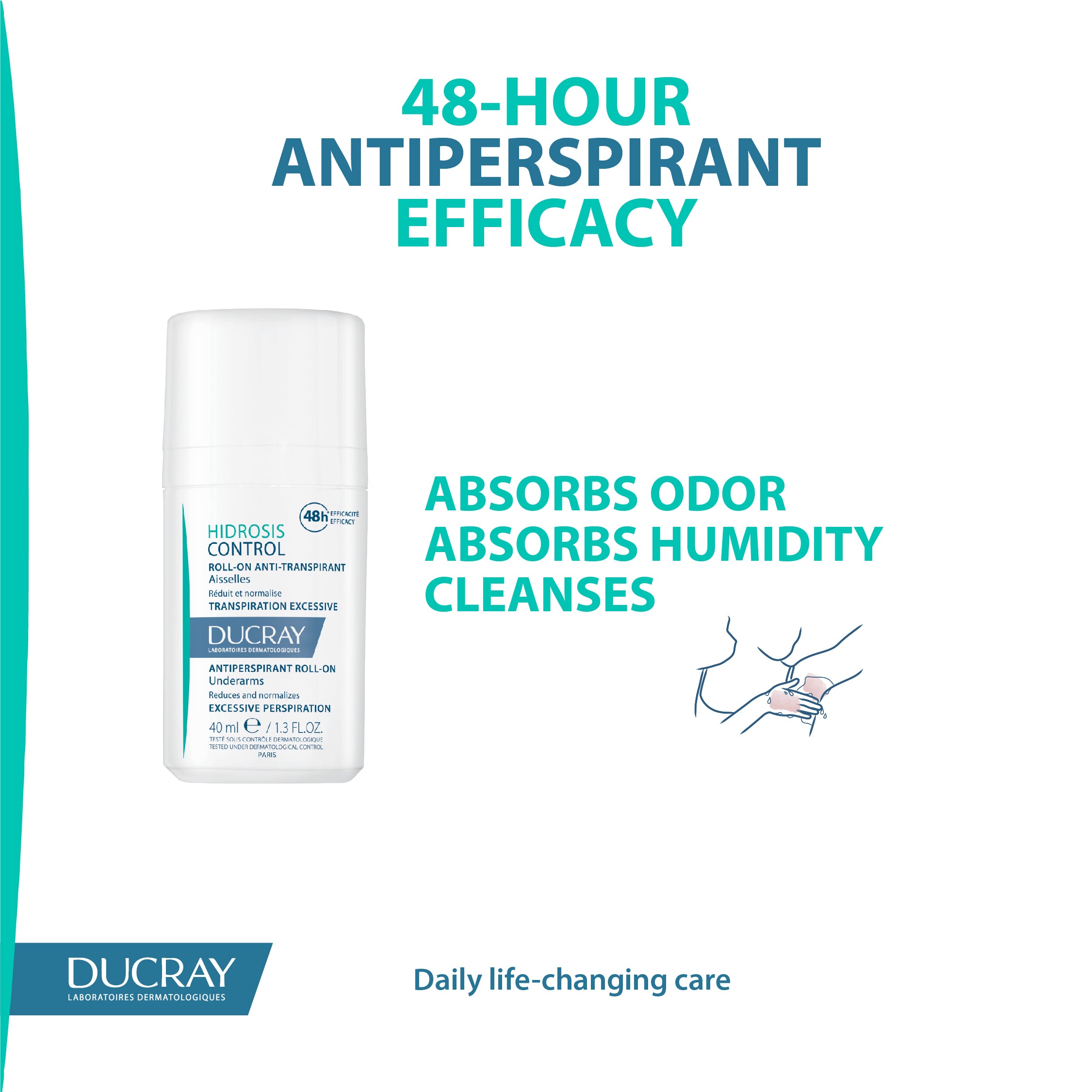 Hidrosis Control Antiperspirant Roll-On – Underarms 40ML — image 6