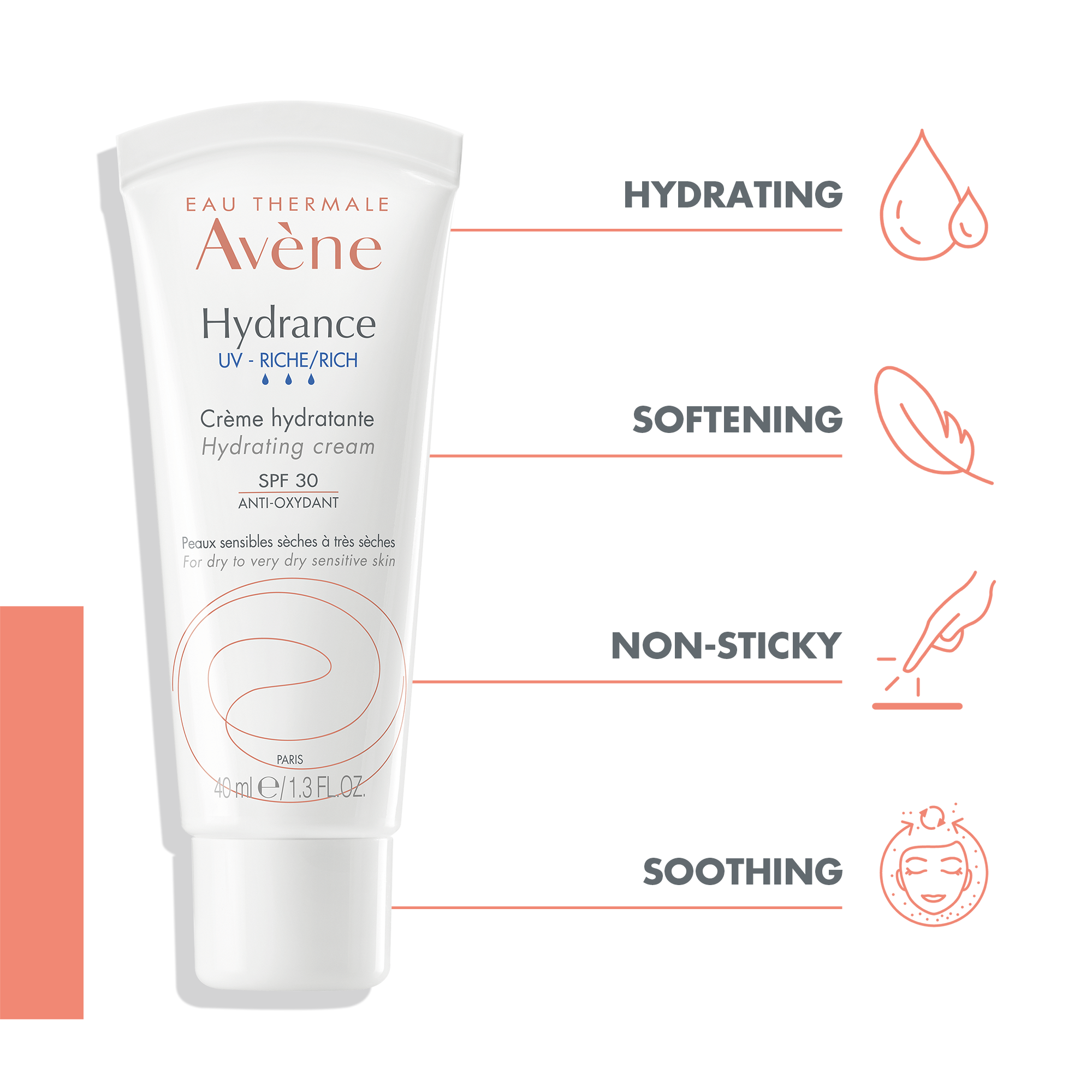 Avène Hydrance UV Rich SPF30 40ML — image 2