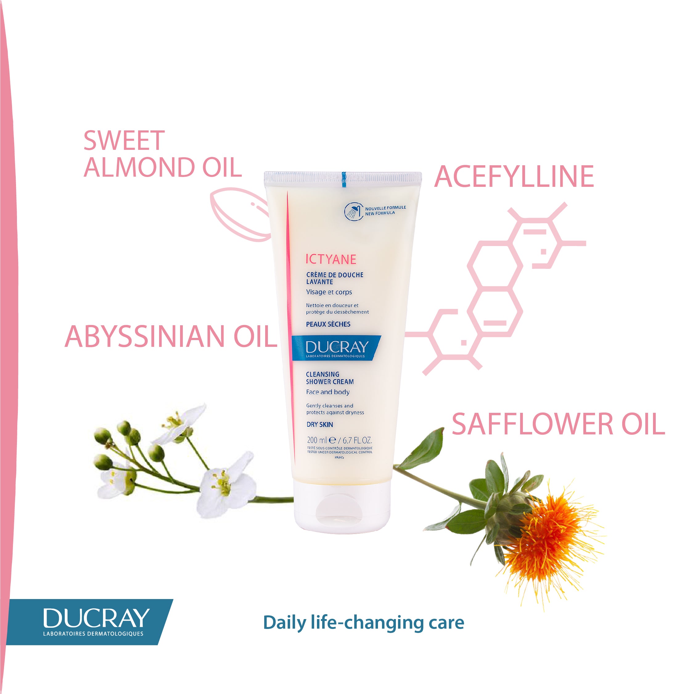 Ictyane Cleansing Shower Cream for Dry Skin 200ML — image 2