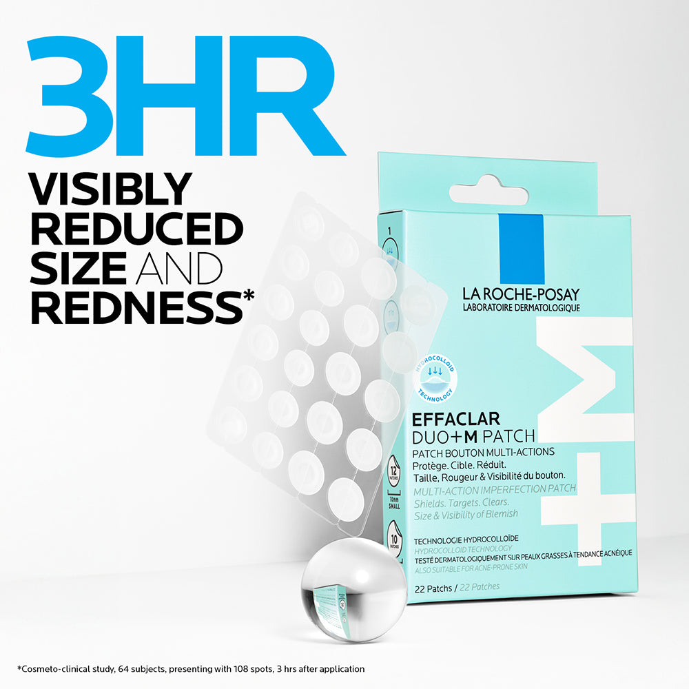 La Roche-Posay Effaclar Duo+M 3H Invisible Pimple Patch Spot Treatment For Acne-Prone Skin, 22 Patches per Pack — image 6