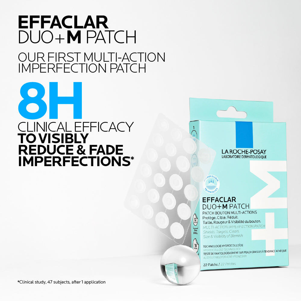 La Roche-Posay Effaclar Duo+M 3H Invisible Pimple Patch Spot Treatment For Acne-Prone Skin, 22 Patches per Pack — image 7
