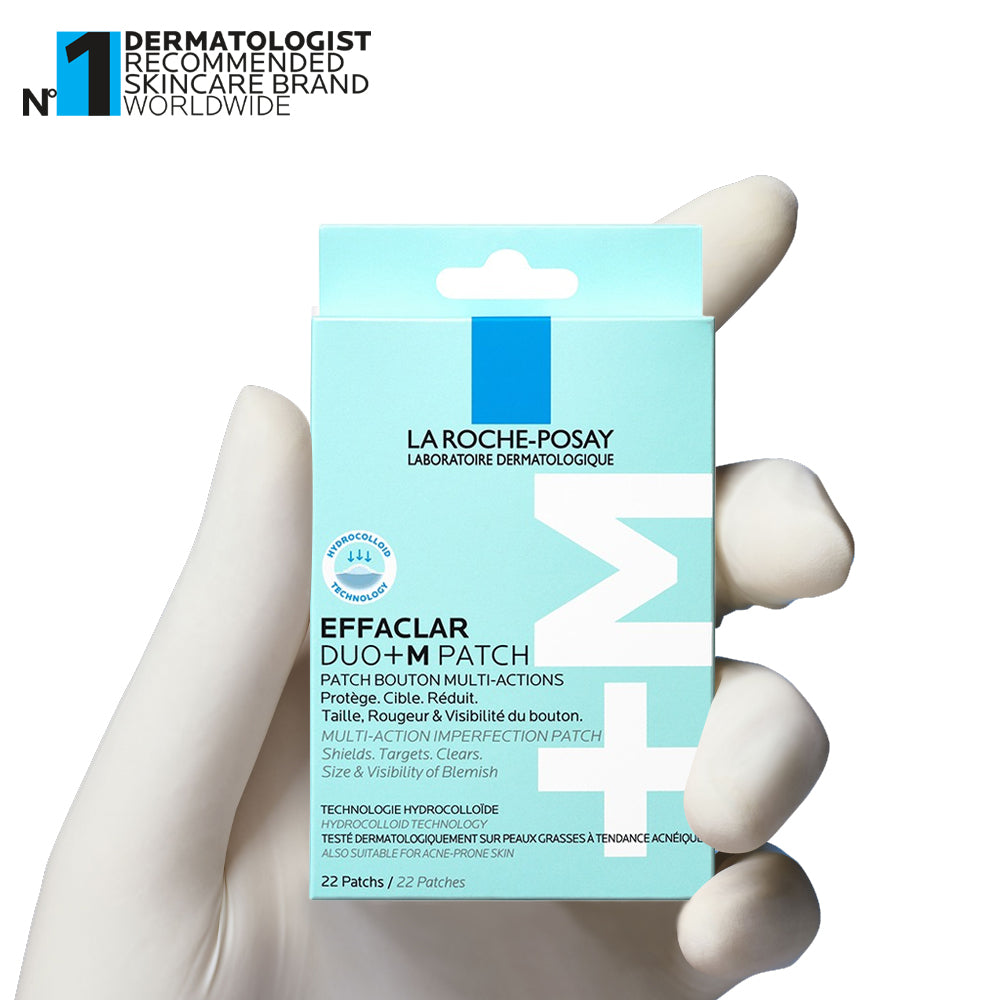 La Roche-Posay Effaclar Duo+M 3H Invisible Pimple Patch Spot Treatment For Acne-Prone Skin, 22 Patches per Pack — image 12