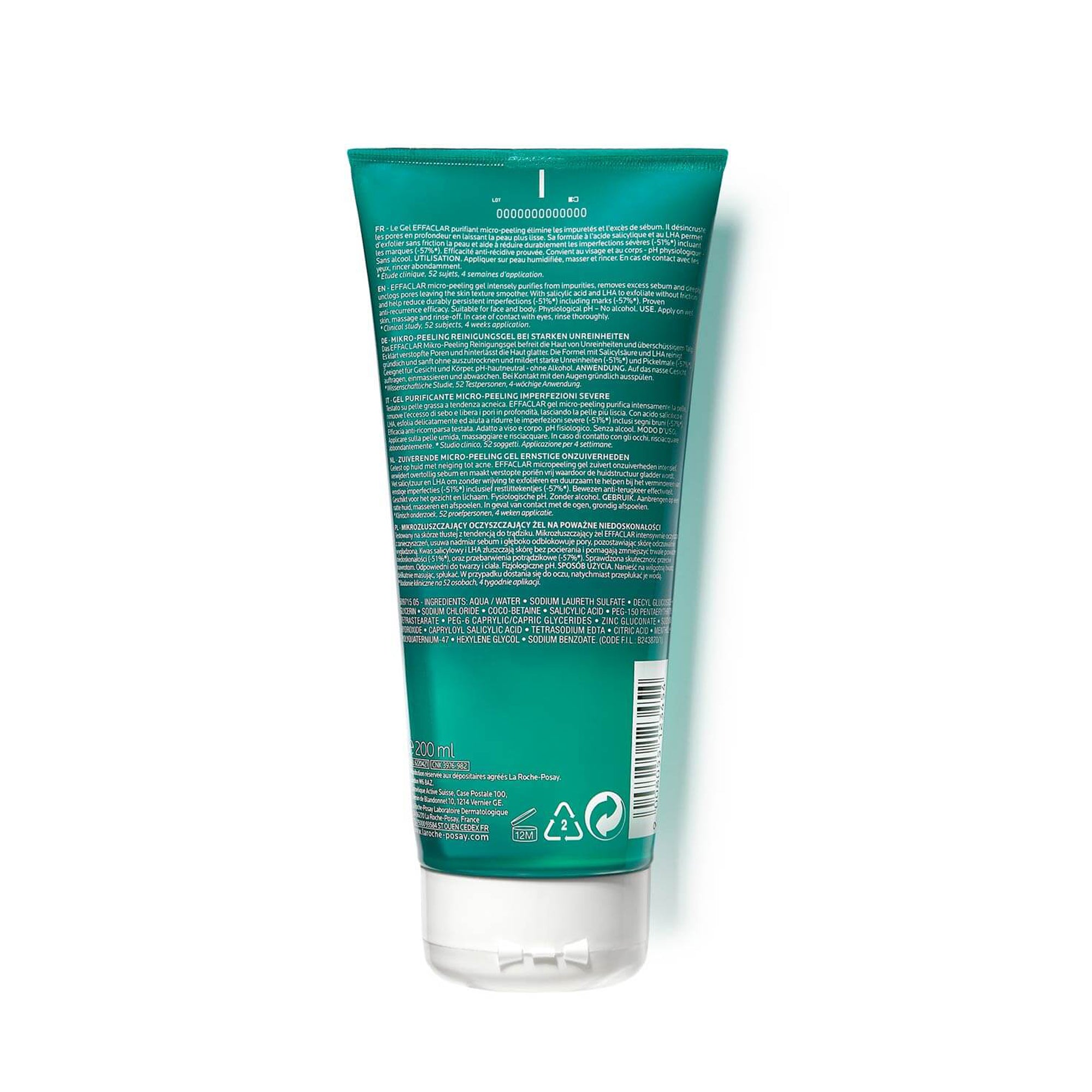 La Roche-Posay Effaclar Micro-Peeling Purifying Gel 200ml — image 3