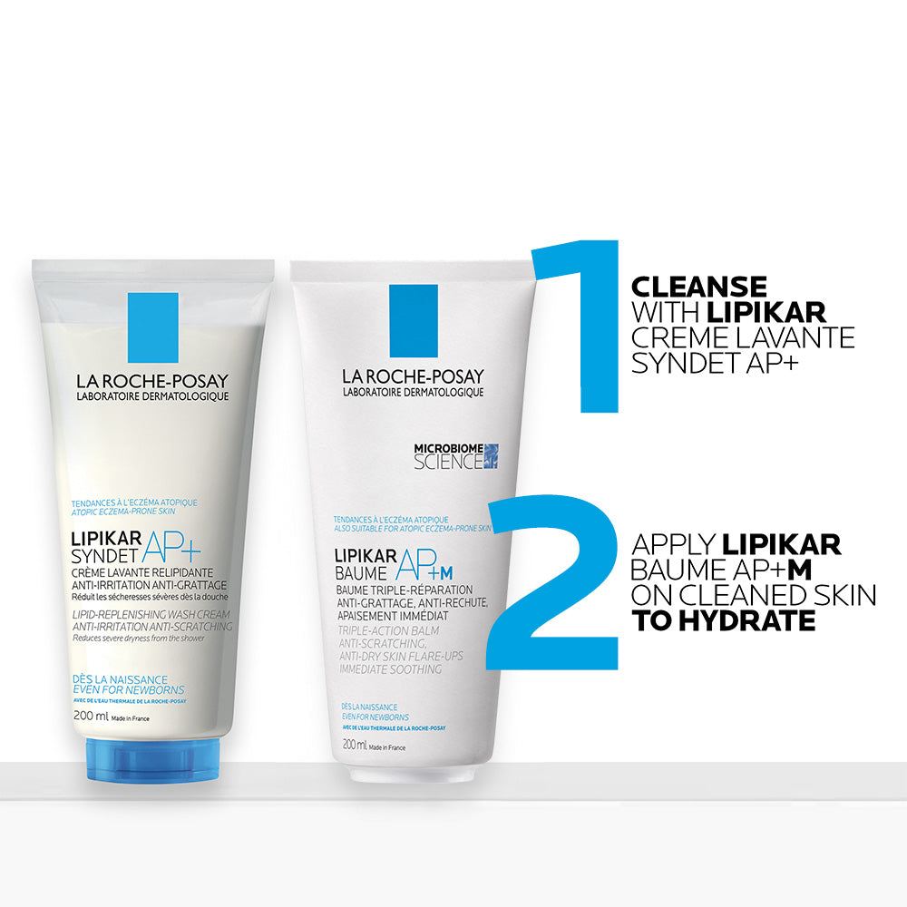 La Roche Posay Lipikar Baume AP+M Moisturising Body Balm For Dry & Eczema-Prone Skin, 200ml, ECO Tube — image 3