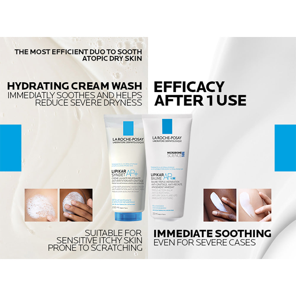 La Roche Posay Lipikar Baume AP+M Moisturising Body Balm For Dry & Eczema-Prone Skin, 200ml, ECO Tube — image 4