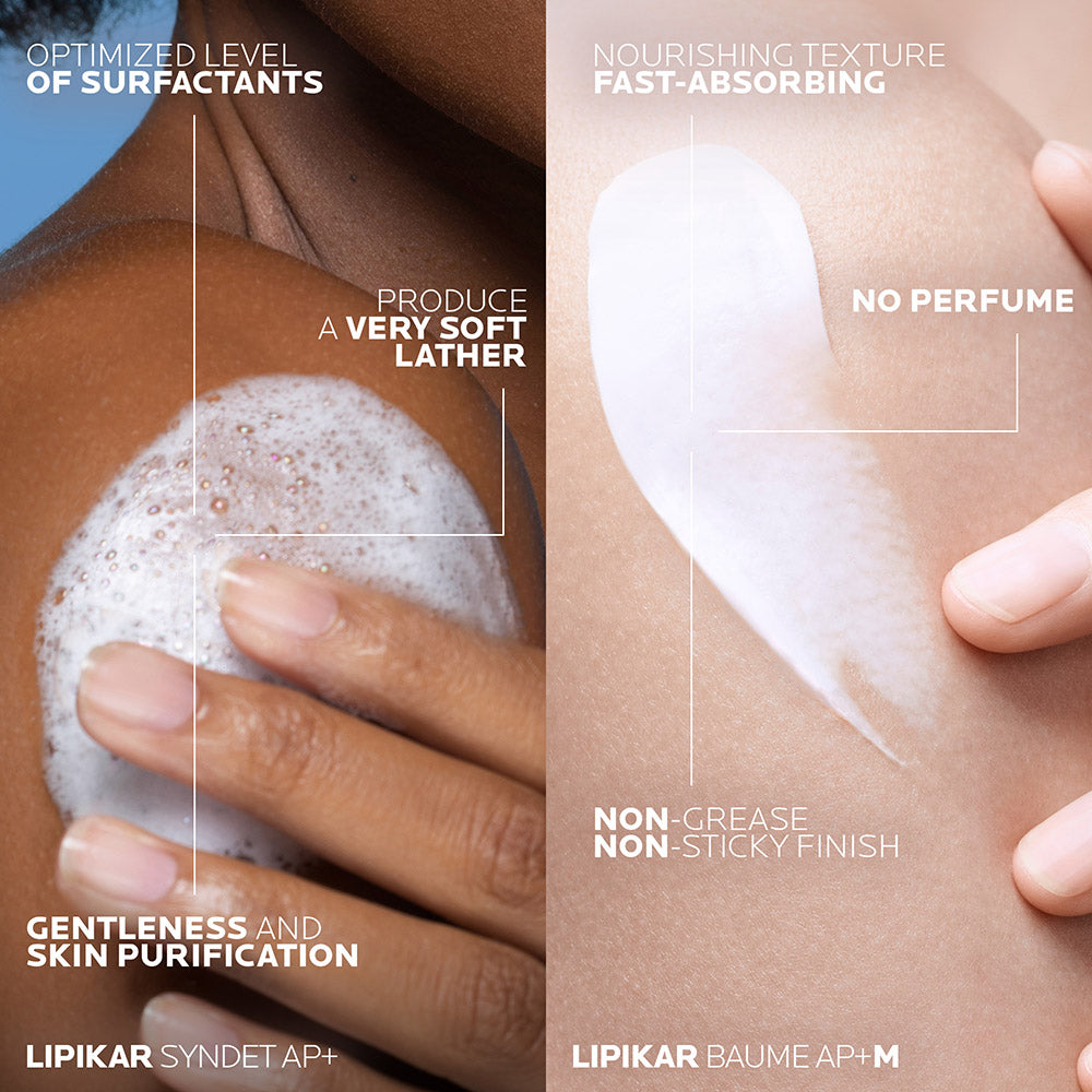 La Roche Posay Lipikar Baume AP+M Moisturising Body Balm For Dry & Eczema-Prone Skin, 200ml, ECO Tube — image 8