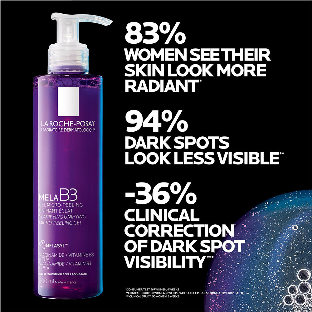 La Roche-Posay Mela B3 Anti-dark spots Cleanser with Niacinamide for all Skin types 200mL — image 2