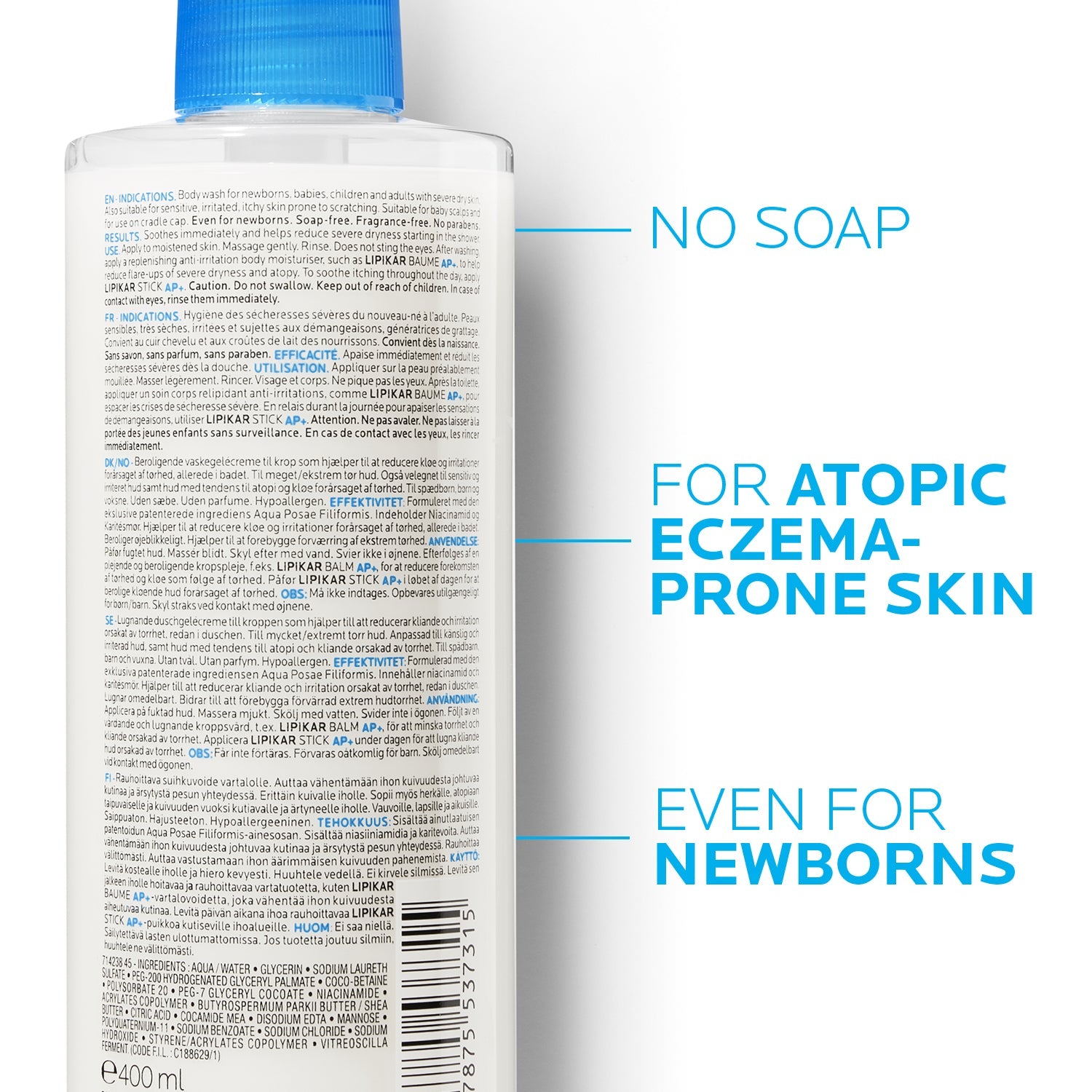 Lipikar Syndet AP+ 400ml — image 3