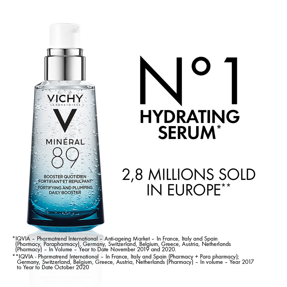 Vichy Mineral 89 Regenerating and Repairing Hydrating Serum With Niacinamide 50ml — image 2