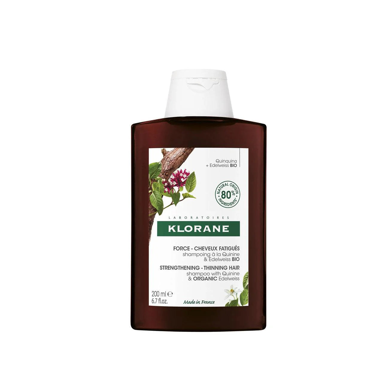 Klorane Anti-Hair Loss Strengthening & Stimulating Shampoo with Quinine 400ml — image 2