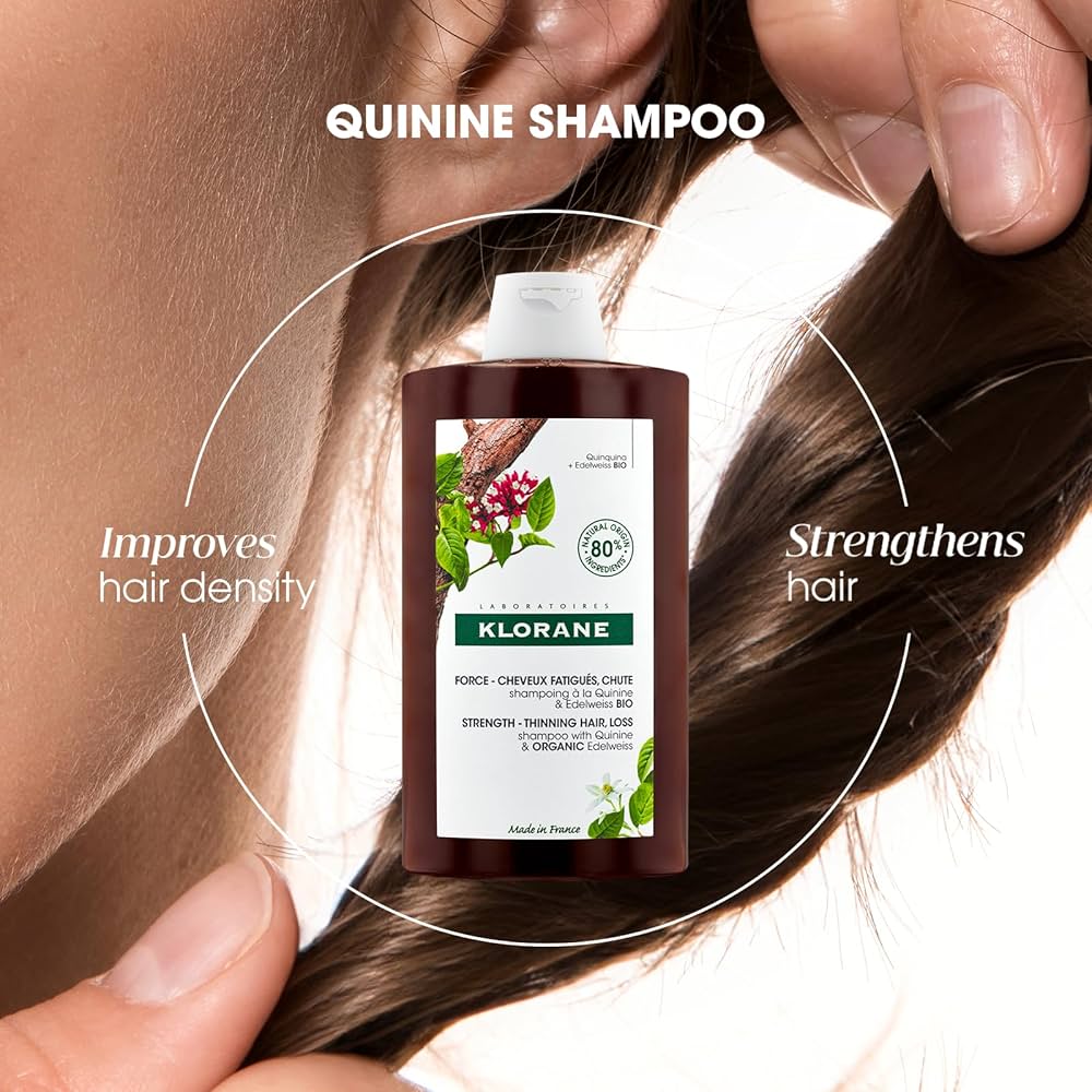 Klorane Anti-Hair Loss Strengthening & Stimulating Shampoo with Quinine 400ml — image 3