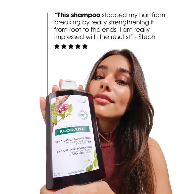 Klorane Anti-Hair Loss Strengthening & Stimulating Shampoo with Quinine 400ml — image 8