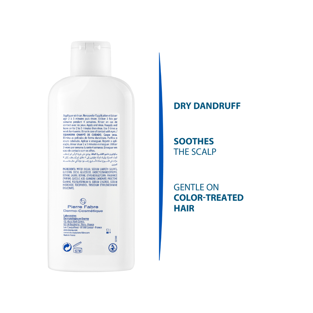 Ducray Kelual squanorm anti-dandruff treatment shampoo - Dry dandruff — image 2