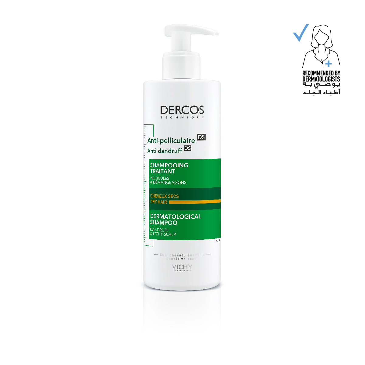 Vichy Dercos Anti Dandruff Shampoo for Dry hair 200ml